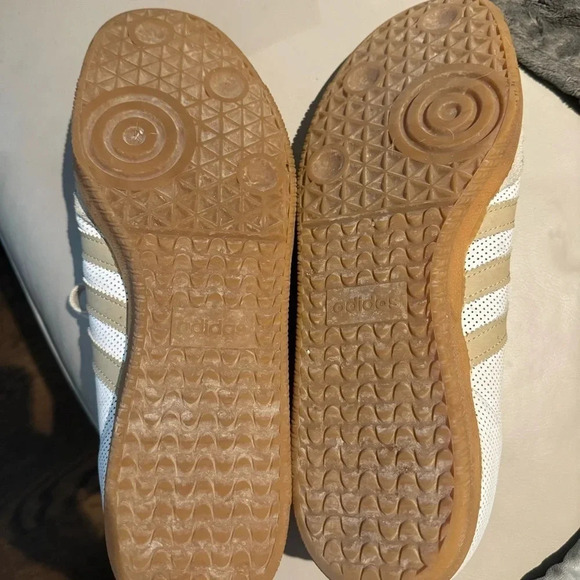 Preloved Mens Samba OG in Beige. 11.5 US. 11 UK. 46 FR. - Picture 5 of 6